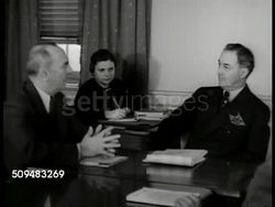 1935: HAWAII STATEHOOD: LA MS U.S. Capitol building, Washington D.C. CU Bill for statehood 'H.R. 3034, October 1935.' REPRISAL: MS Hawaii delegate Samuel Wilder King (1886-1959) talking to man '...isn't it about time Hawaii was admitted into Union?' Instructional Video