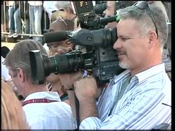 NEW TV stars take center stage at a free outdoor concert. News Clip