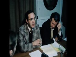 UPITN 30 12 79 FAROUK KADDOUMI OF THE PLO HOLDS A PRESS CONFERENCE News Clip