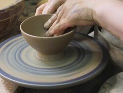 Potters Wheel Stock Footage