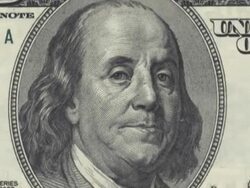 Hundred Dollar Bill Collage Stock Footage