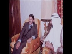 SYND 12 6 75 ALGERIAN FOREIGN MINISTER VISITS SHEIKH ZAYED AL NAHAYAN News Clip