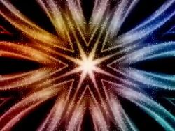 Kaleidoscope beautiful shapes loop Stock Footage