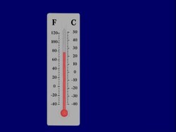 Temperature Falling Stock Footage