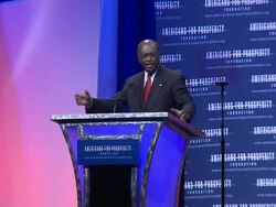 Herman Cain 9-9-9 Stock Footage