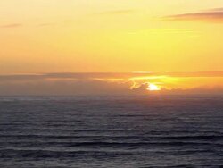 HD Pacific ocean sunset Stock Footage