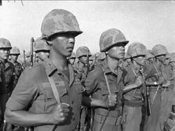 Thai Pm Visits South Vietnam, Troop Activity At South Vietnamese Border Base News Clip