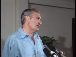 KENYA: MOMBASA: ACHILLE LAURO: CAPTAIN'S DENIAL News Clip