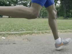 Runner's Legs Stock Footage