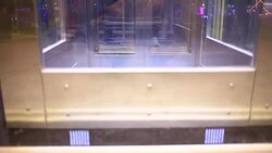 Glass elevator Stock Footage