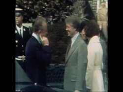SYND 8 3 77 PRESIDENT CARTER WELCOMES ISRAELI PREMIER RABIN TO THE WHITE HOUSE Instructional Video
