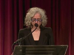SPEECH: Dr. Jane Aronson on why Anderson Cooper deserves the 2010 Honorary Orphan Ranger award. Stock Footage