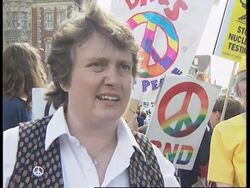 UK : LONDON : ANTI-NUCLEAR DEMONSTRATION OUTSIDE FRENCH EMBASSY News Clip