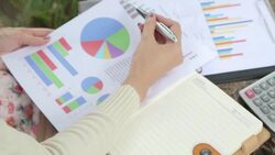 People analysis statistics graph data Stock Footage