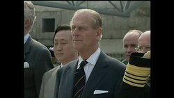 Prince Philip at Korean Navy Frigate in Incheon News Clip