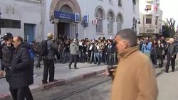 Tunisia Unemployment Protest News Clip