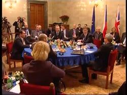 Blair meets leaders of Visegrad Four group News Clip