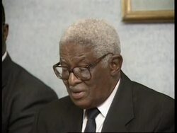 News conference by South African mission News Clip