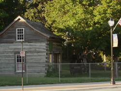 Static shot of old Cabin. Stock Footage