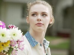 Flower Girl Stock Footage