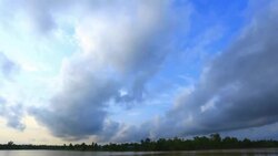 Moving clouds Stock Footage