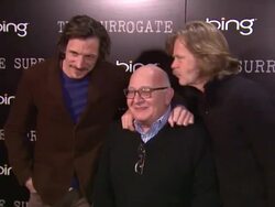 John Hawkes and William H. Macy at Bing Bar Sundance 2012 - Day 4 in Park City, Utah, on 1/22/2012 (Footage by WireImage Video/Getty Images Entertainment Video) Stock Footage