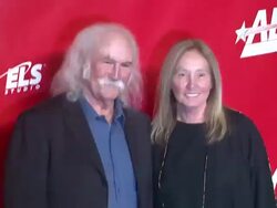 David Crosby and Jan Dance at 2014 MusiCares Person of The Year Honoring Carole King Stock Footage
