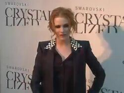 Blake Lively Hosts Grand Opening of Swarovski CRYSTALLIZED Concept Store Stock Footage