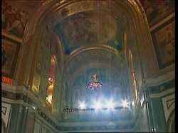 Russian president attends Orthodox Easter service Instructional Video