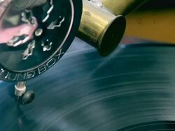 gramophone Stock Footage