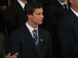 President Barack Obama welcomed the 2009 Stanley Cup champion Pittsburgh Penguins to the White House Thursday. Pittsburgh won its' third NHL championship in June, beating Detroit. (Sept. 10) News Clip