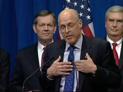 Presser by US Treasury Secretary Henry Paulson News Clip