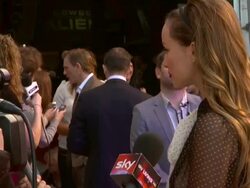 Olivia Wilde at the Cowboys & Aliens UK Premiere at London England. (Footage by WireImage Video/Getty Images Entertainment Video) Stock Footage