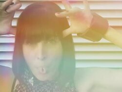 Pretty Girl Posing Stock Footage