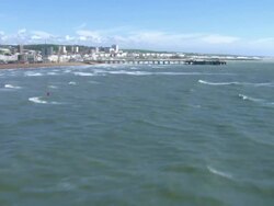 Brighton Coastline Aerials News Clip