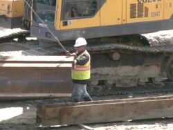 Highway Construction Project Stock Footage