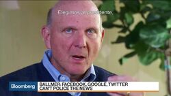 Steve Ballmer dice que las redes sociales no pueden vigilar las noticias News Clip