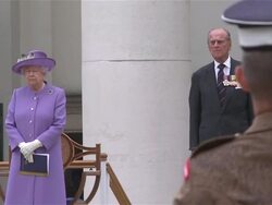 Queen Elizabeth attends Drumhead remembrance service at Chelsea Hospital News Clip