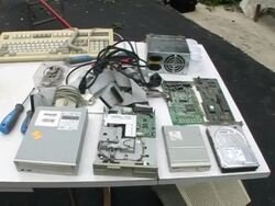 Computer's parts Stock Footage