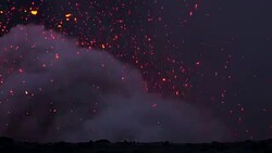 Active Volcano Stock Footage