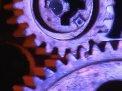 Gears connecting together Stock Footage