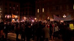 Separatist Catalans rally, demand independence declaration News Clip