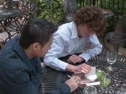 (HD1080) Two Men Doing Lines of Cocaine Stock Footage