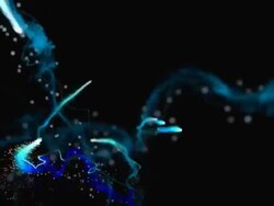 Sparkle Streaks Loop - Blue (HD 1080) Stock Footage