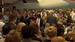 David Cameron at EasyJet - EU Referendum Campaigning in the UK continues as Conservative Party becomes more divided between Remain In and Vote Leave supporters News Clip