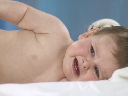 HD: Crying Toddler Stock Footage