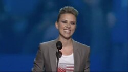 Scarlett Johansson, Eva Longoria speak at DNC News Clip