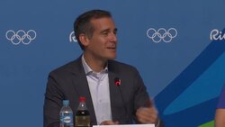 Mayor of LA says Olympics transcend politics News Clip