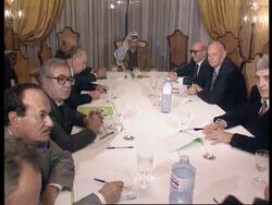 Egypt - PLO And Israeli Negotiators Peace Talks News Clip