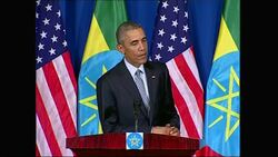 Obama on South Sudan and media freedom News Clip